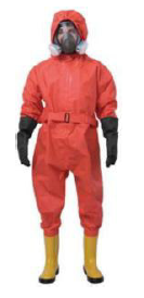 Pakaian pelindung kimia ringan semi-tertutup