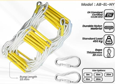 Tangga Tali Darurat Kebakaran Nylon