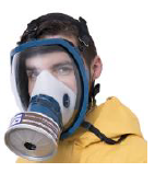 Topeng Gas Seluruh Wajah Respirator Ganda (YIGU)