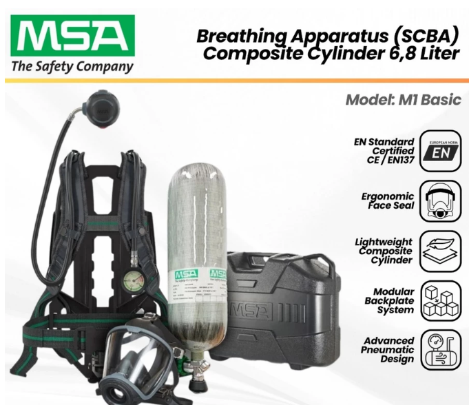 Set Pelindung diri MSA SCBA M1 Basic