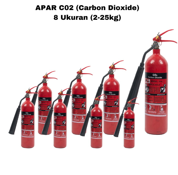 Saffire | 9.11 co2 carbon dioxide fire extinguisher (2-25kg)