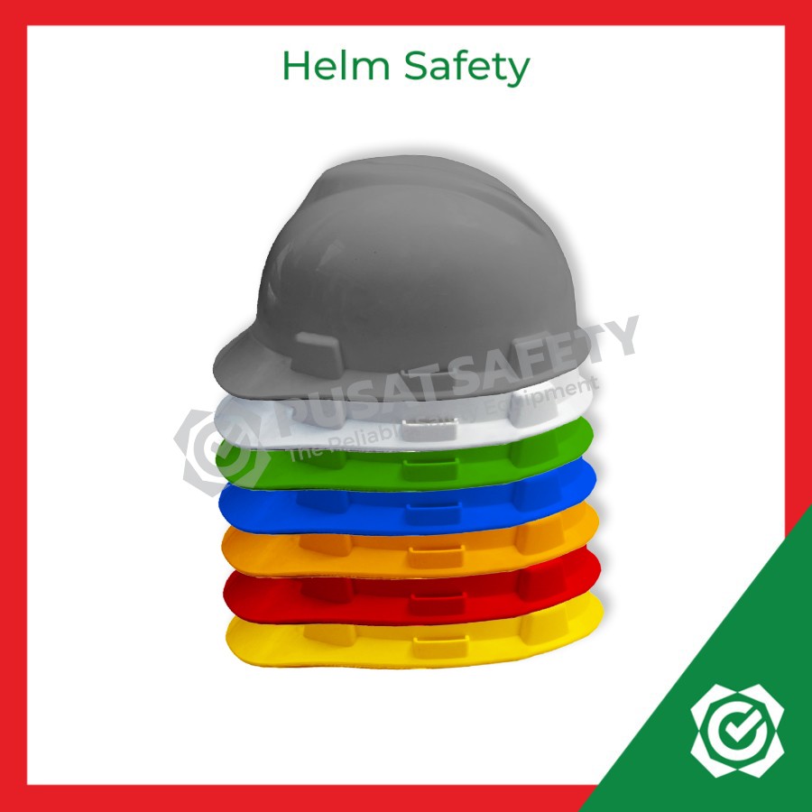 Helm Keselamatan MSA Full BRIM (Lokal)