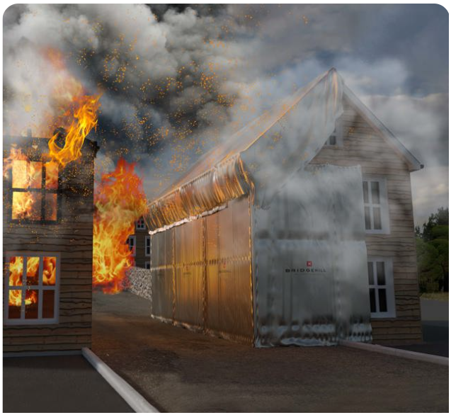 BRIDGEHILL Blok Panas Layar Api - Image 4