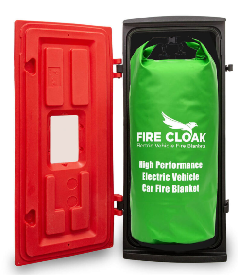 Kotak Penyimpanan Selimut Api Mobil Listrik FIRE CLOAK, Pemasangan Dinding