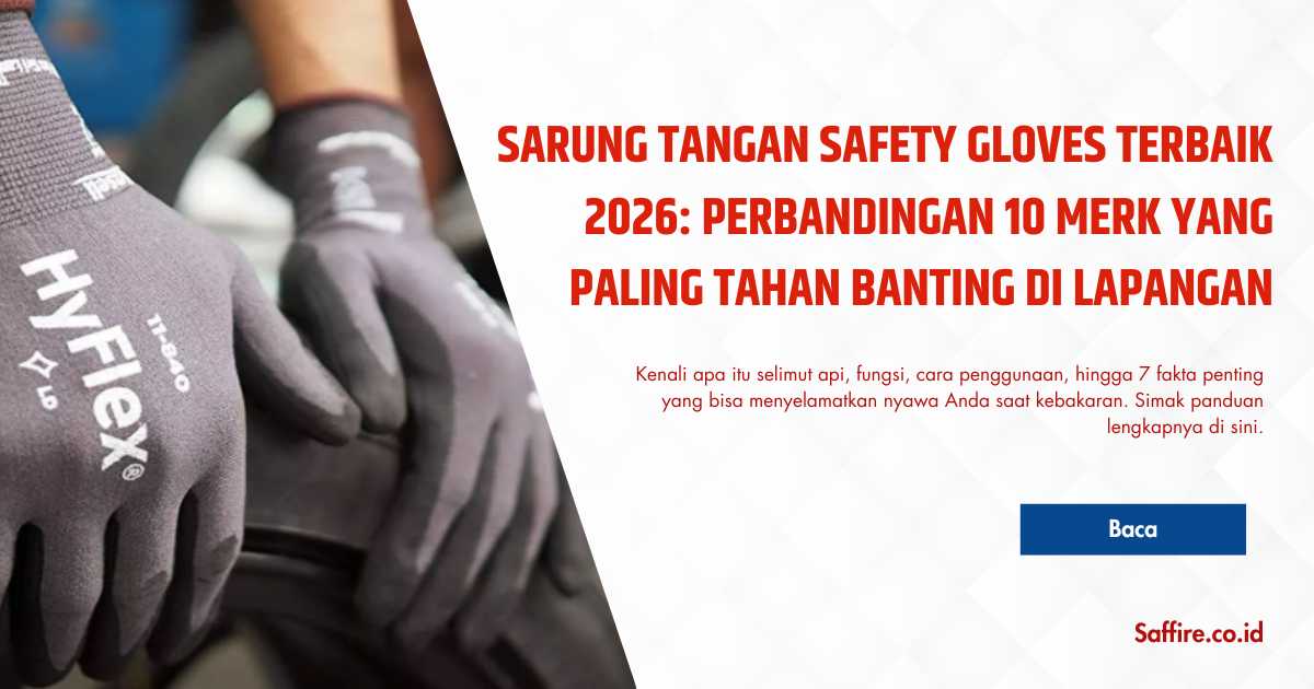 sarung tangan safety gloves