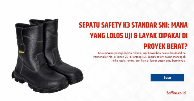 sepatu safety k3